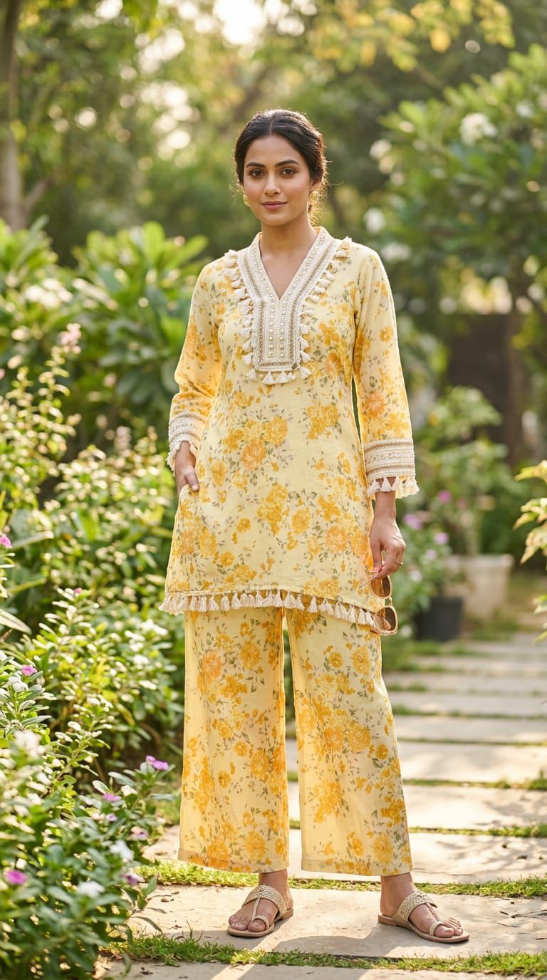 PURE COTTON LAKHNAVI DESIGN DESIGNER CORDSET