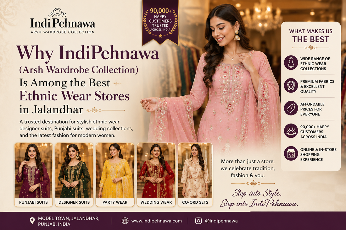 Why IndiPehnawa (Arsh Wardrobe Collection) Is Among the Best Ethnic Wear Stores in Jalandhar