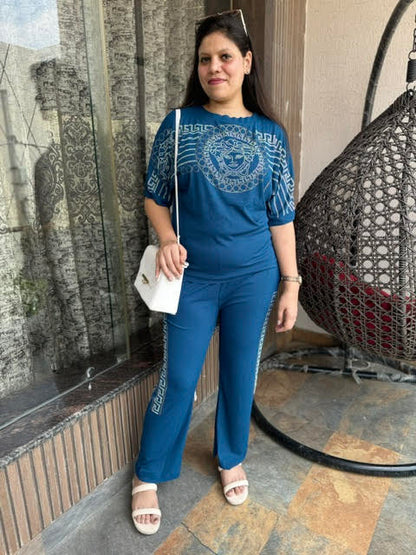 Women's Designer Sirvoski Co-ord Set