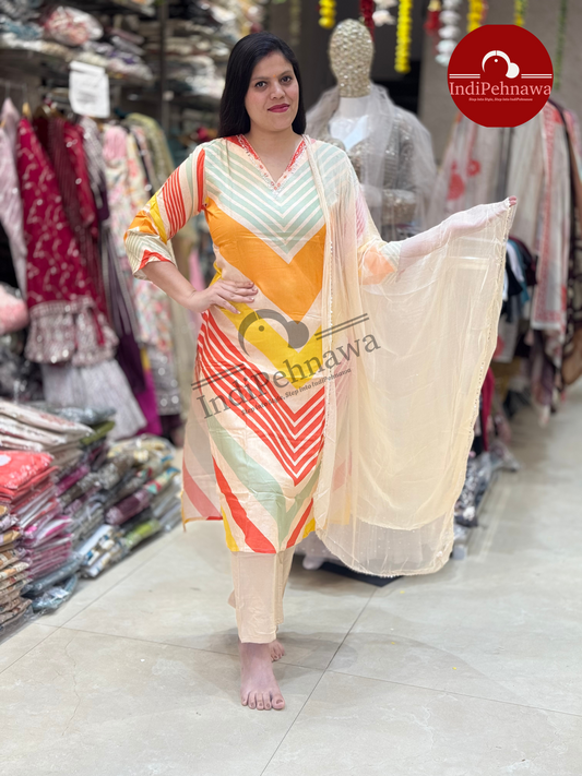 LEHRIYAA MULTIII COLOUR SUIT