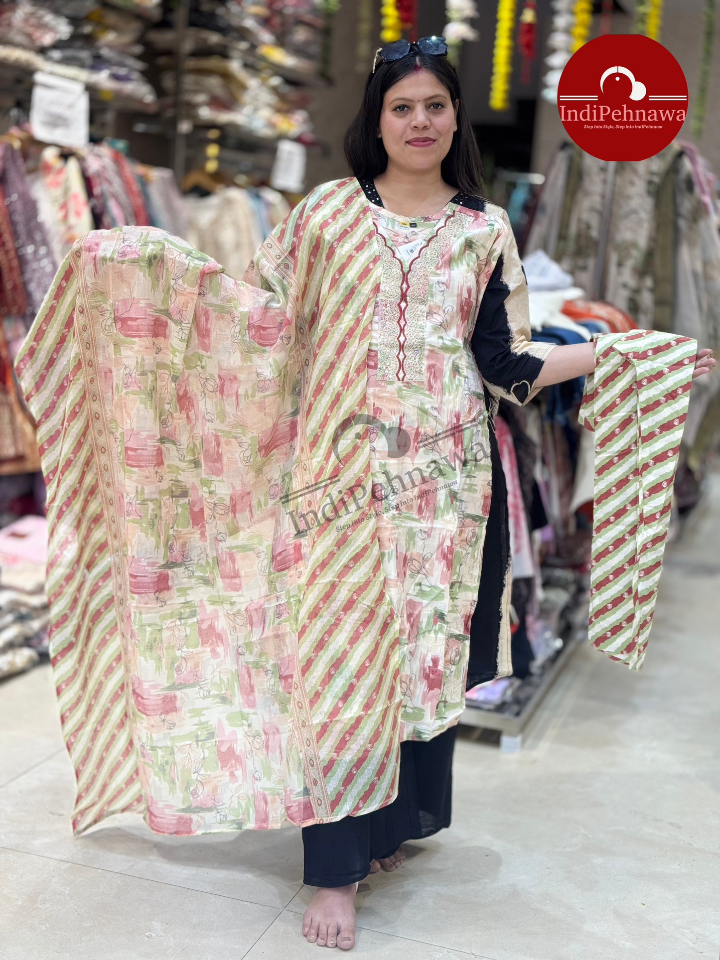 Classy Charisma Embroidered Suit