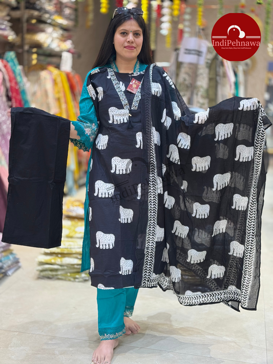 Festive Wear Suit with Traditional Charm