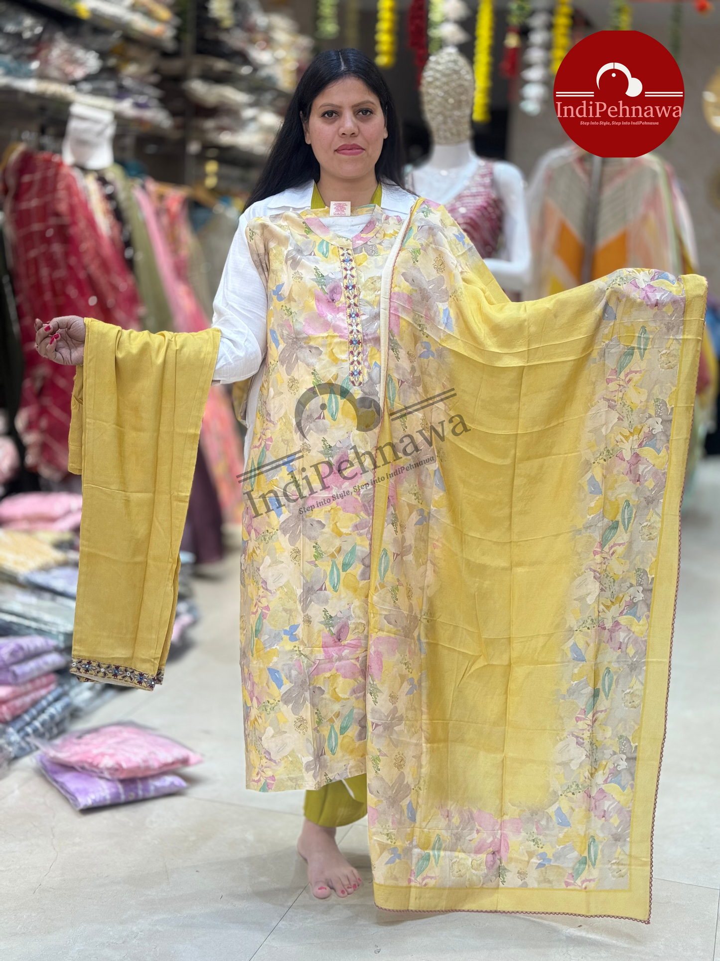 Classic Punjabi Suit Set – Ethnic Elegance by Indipehnawa