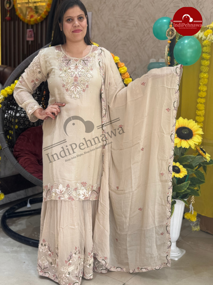 PREMIUM IVORY SPECIAL CHINON SHRARA BY INDIPEHNAWA