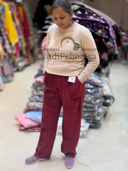 Velvet Heavy Premium Bottoms: Luxury & Comfort Combined