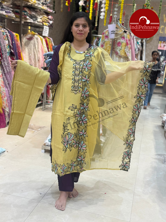 Petal Perfection – Designer Floral Suit