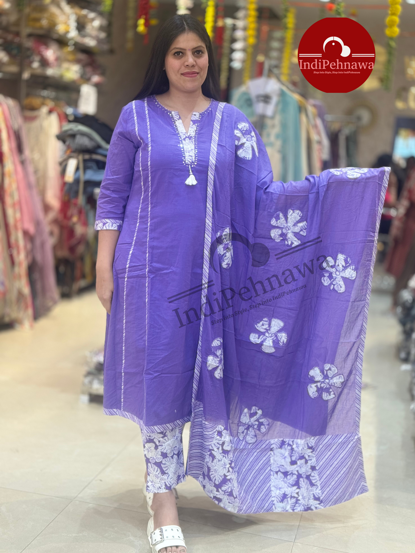 Everyday Grace Cotton SUIT BY INDIPEHNAWA