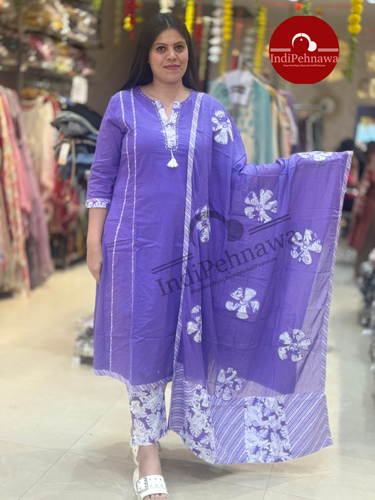 Everyday Grace Cotton SUIT BY INDIPEHNAWA