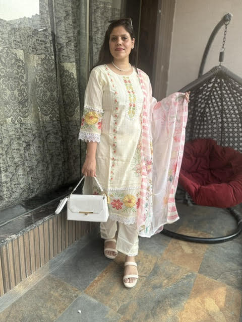 Sanjh-E-Shingar Cotton Suit