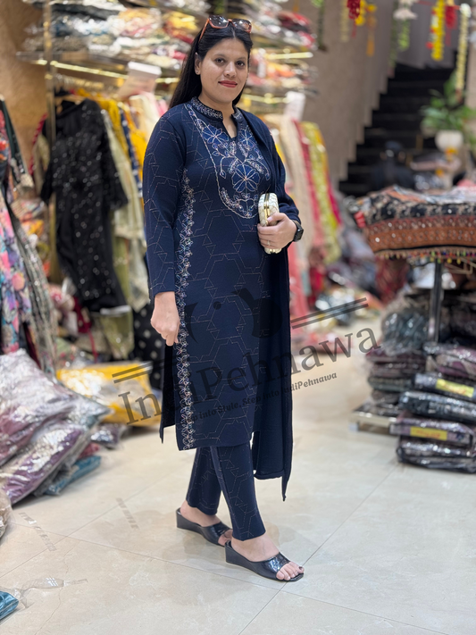 Cozy Chic Woolen Suit – Stay Warm in Style