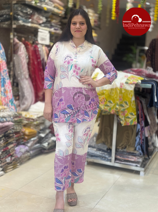 Designer Co-ord Set for Women – Festive & Chic