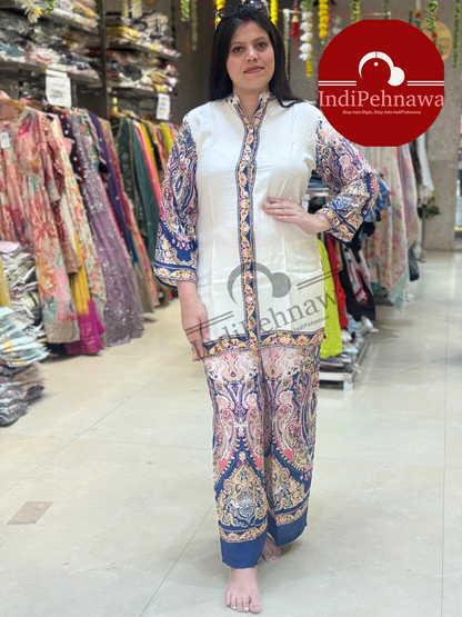 "Festive Fit: Ethnic Co-ord Set for Celebrations"