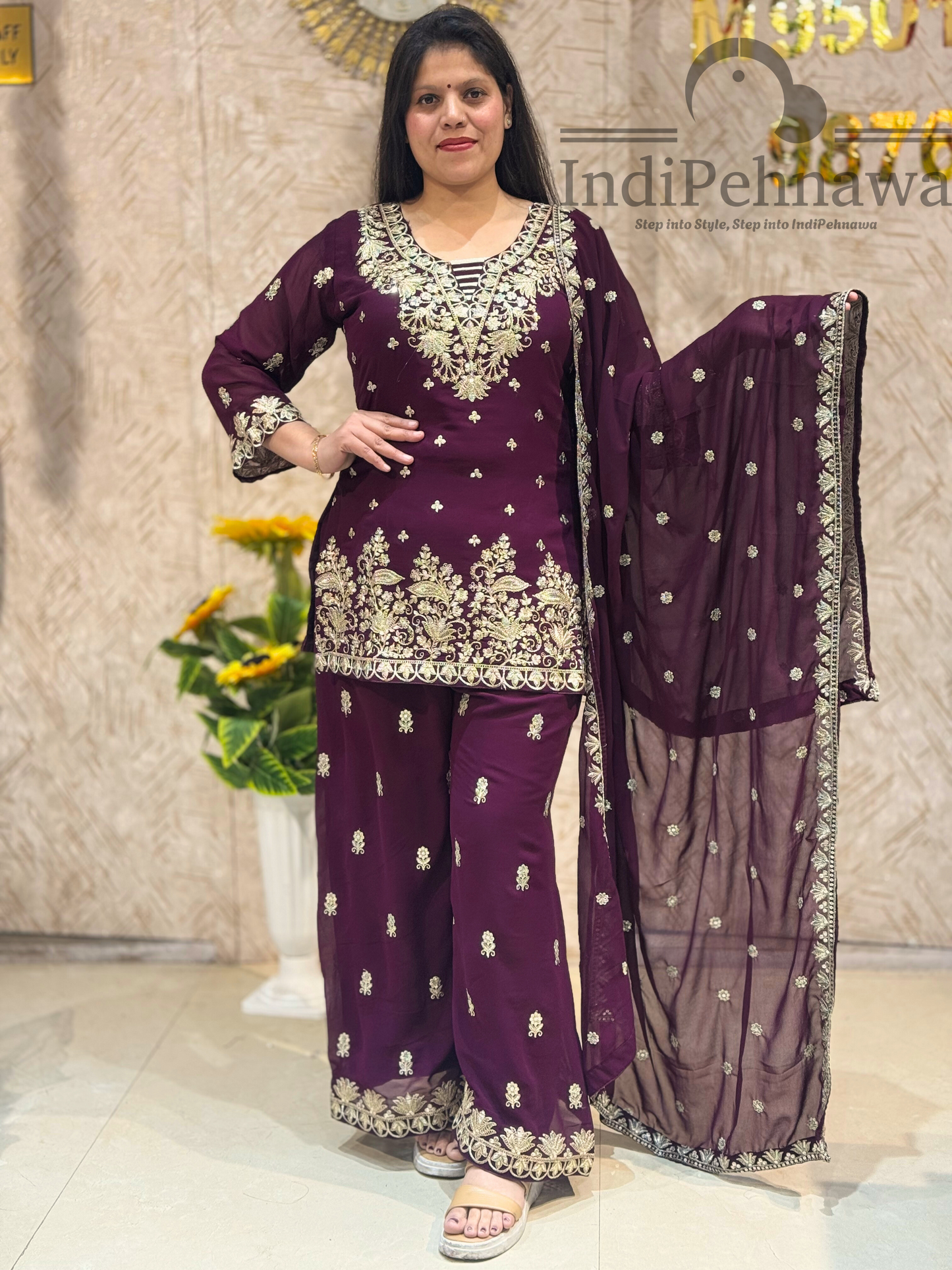 Refined Georgette Fabric Jafa Set – Luxury and Style Combined