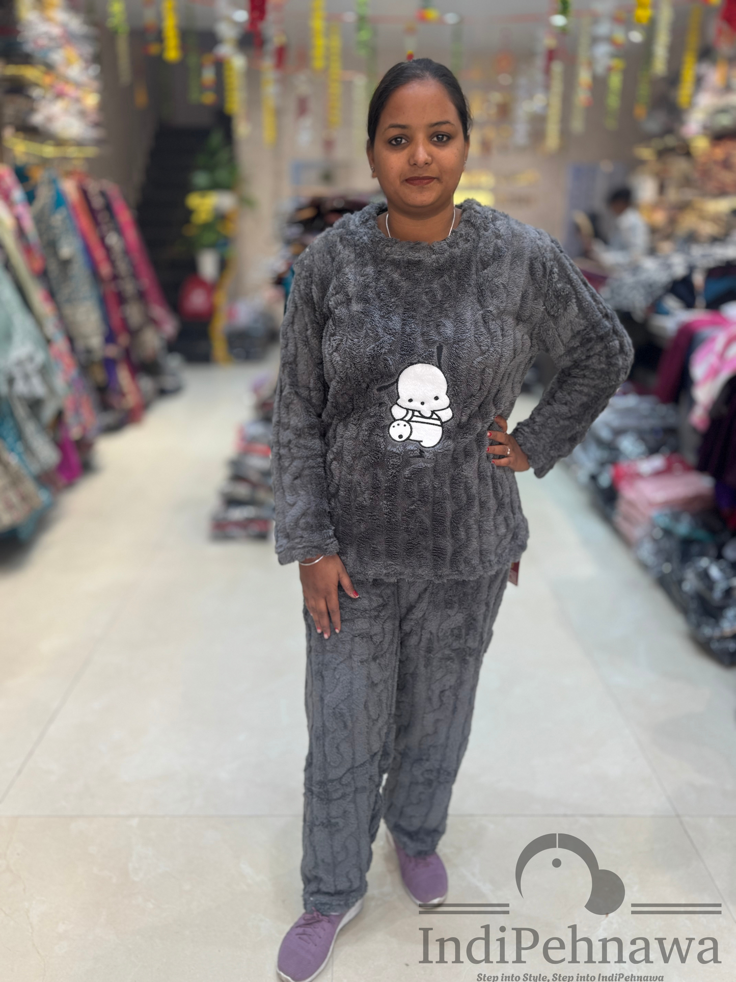 Soft Fur Night Suits for Frosty Nights