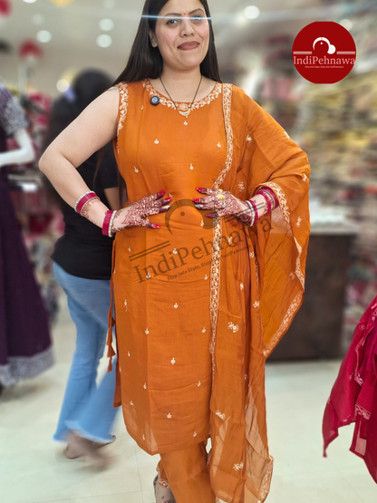 Premium Silk Suit With Dupatta