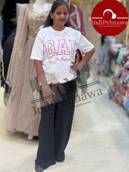 T-SHIRT AND BELLBOTTOM COMBO SUMMER FRIENDLY