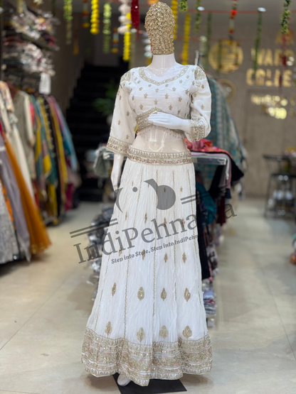 Graceful Georgette Lehenga – Indipehnawa’s Take on Classic Beauty