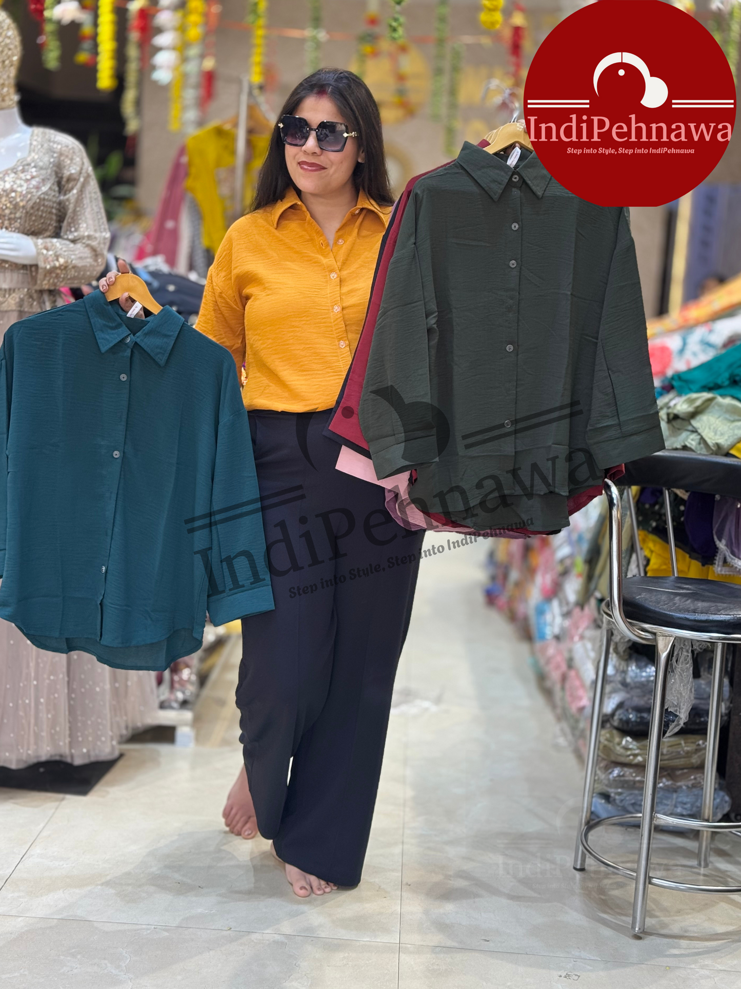 Crushed Cotton Comfort Shirt – Breezy & Stylish