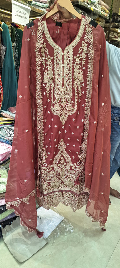 Glamour Glow Party Wear Suit – Indipehnawa Exclusive