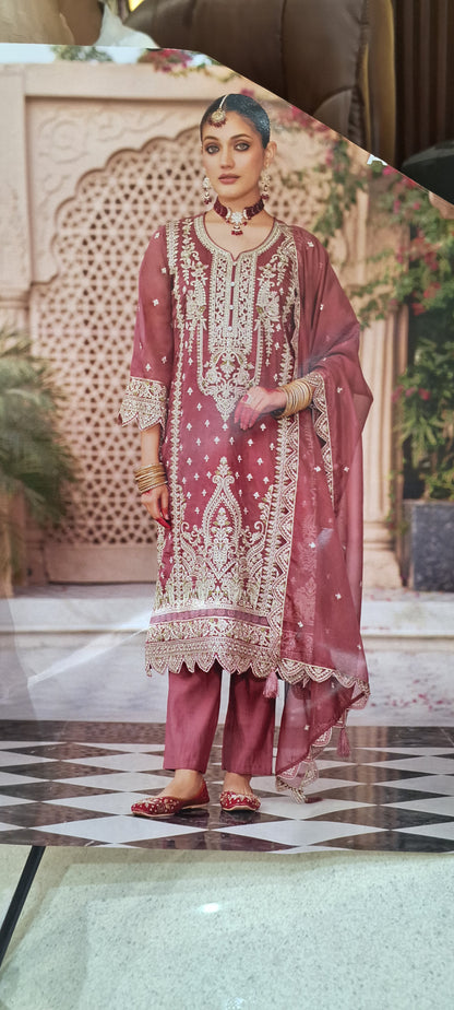 Glamour Glow Party Wear Suit – Indipehnawa Exclusive