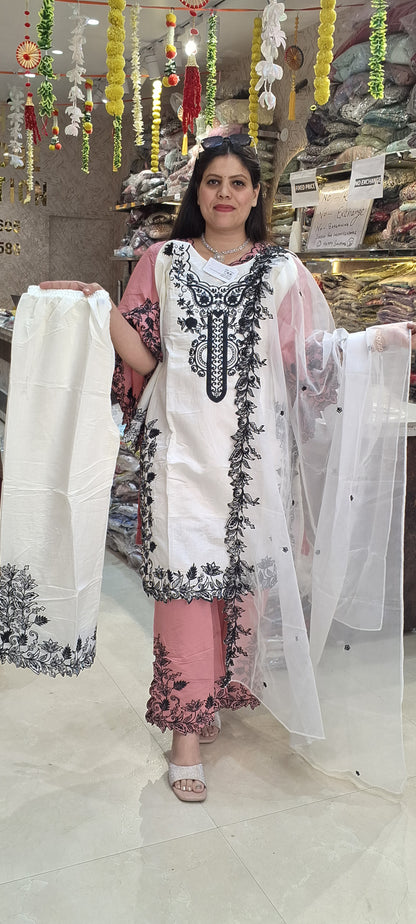 Katrina Cut Trending Thread Work Premium Cotton Designer Suit