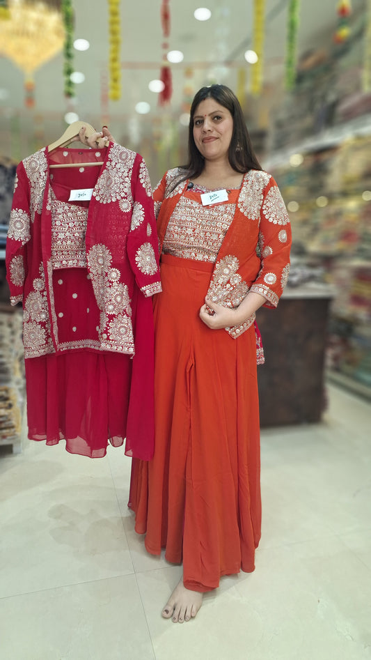 BEAUTIFUL DRESS PURE GEORGET SHORT TOP WITH BLESER HEAVY JAFFA
