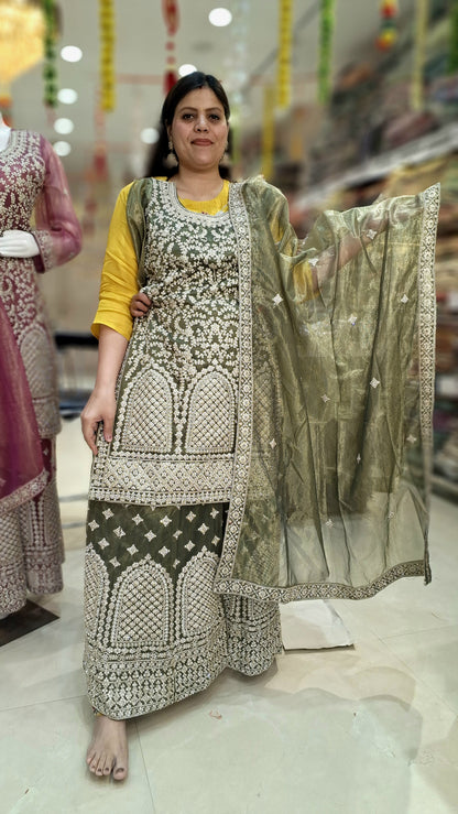 JIMMY CHOO SHASHA TILLA WORK WITH JAFFA PARTY WEAR SUIT