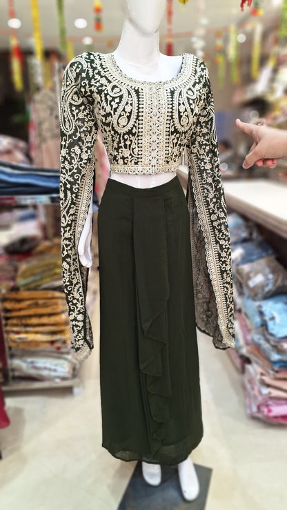 Graceful Glimmer Long Sleeve Partywear