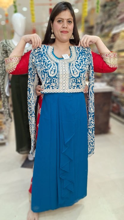 Graceful Glimmer Long Sleeve Partywear