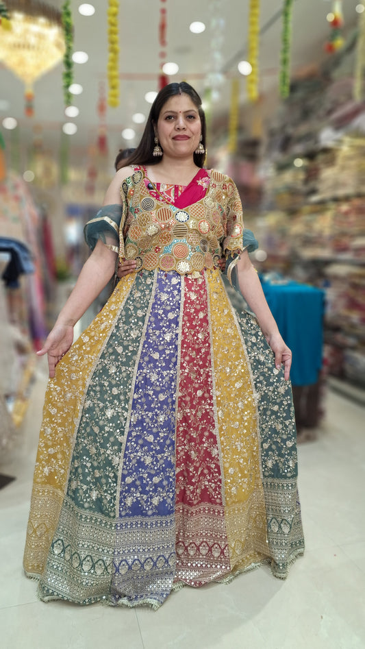 PURE GEORGET BNARSI LEHNGA