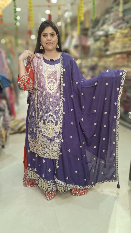 BANDEJ WEDDING WEAR HEAVY JAFFA 3 PC SUIT