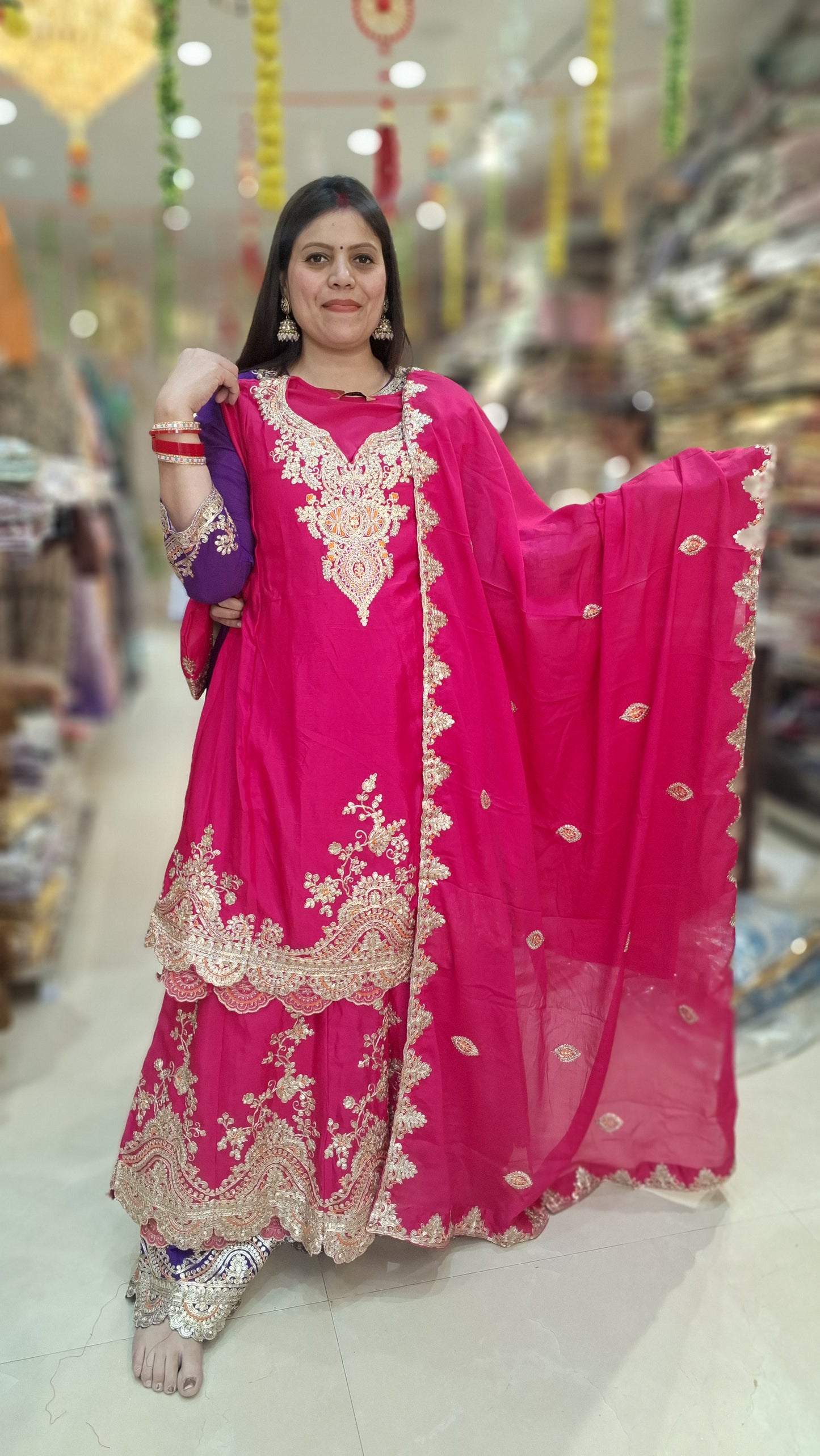 PURE CHINON BEAUTIFUL GRARA 3 PC SUIT