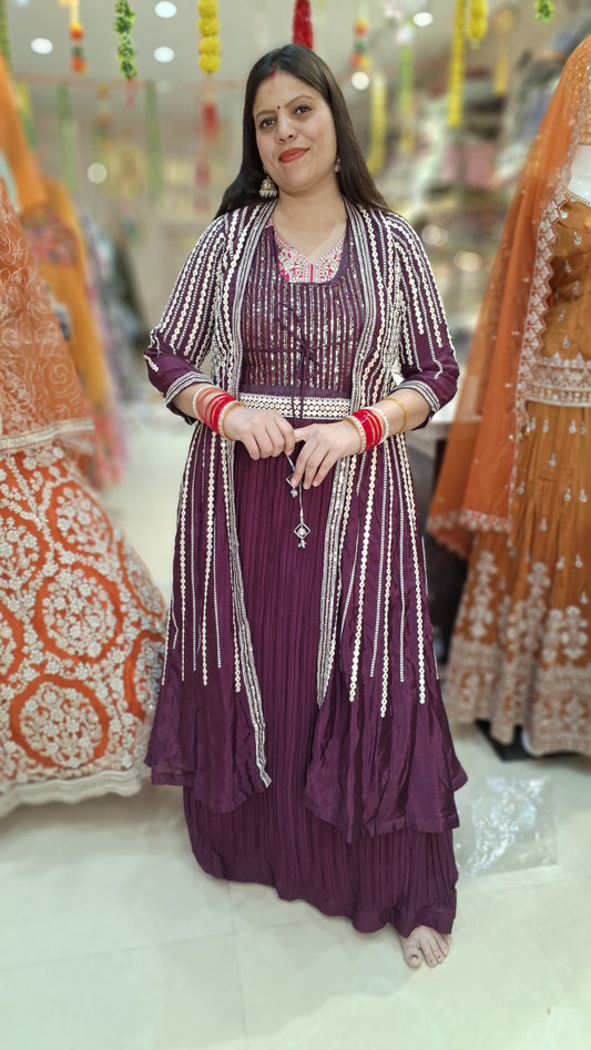 INDO WESTREN 3 PIECE SHRUG LEHNGA