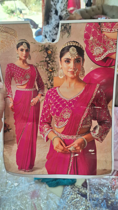 HOT PINK PREMIUM SILK