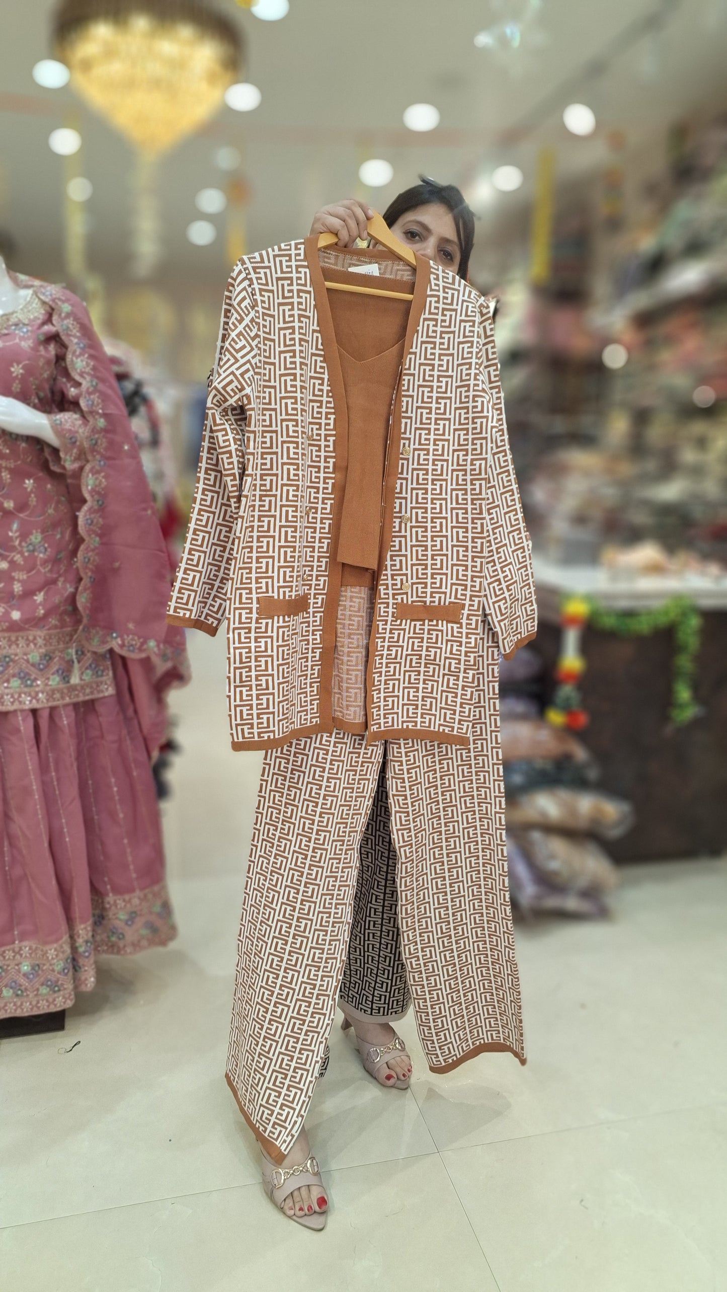 WINTER WEAR KOREAN CORDSET