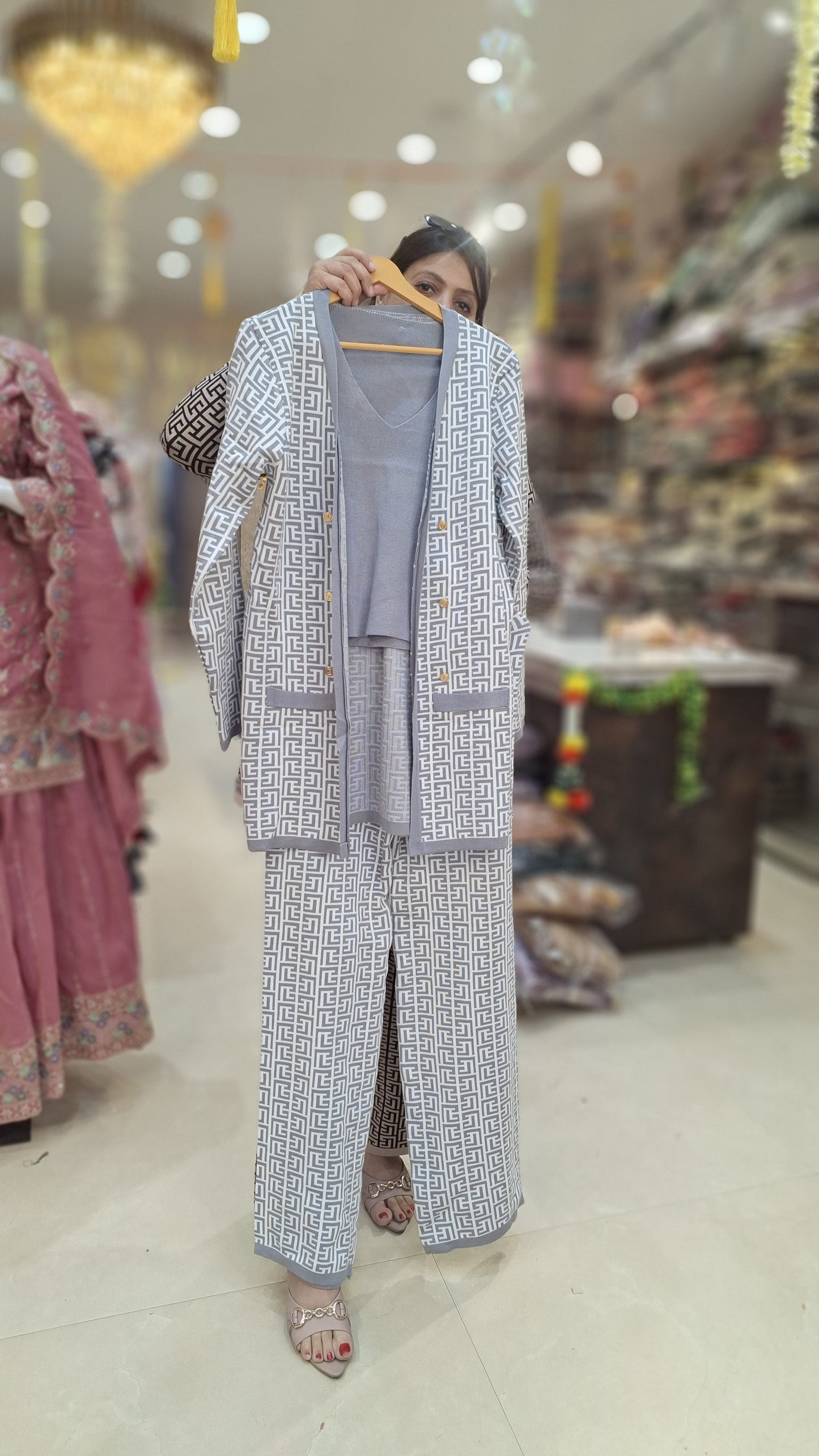 WINTER WEAR KOREAN CORDSET