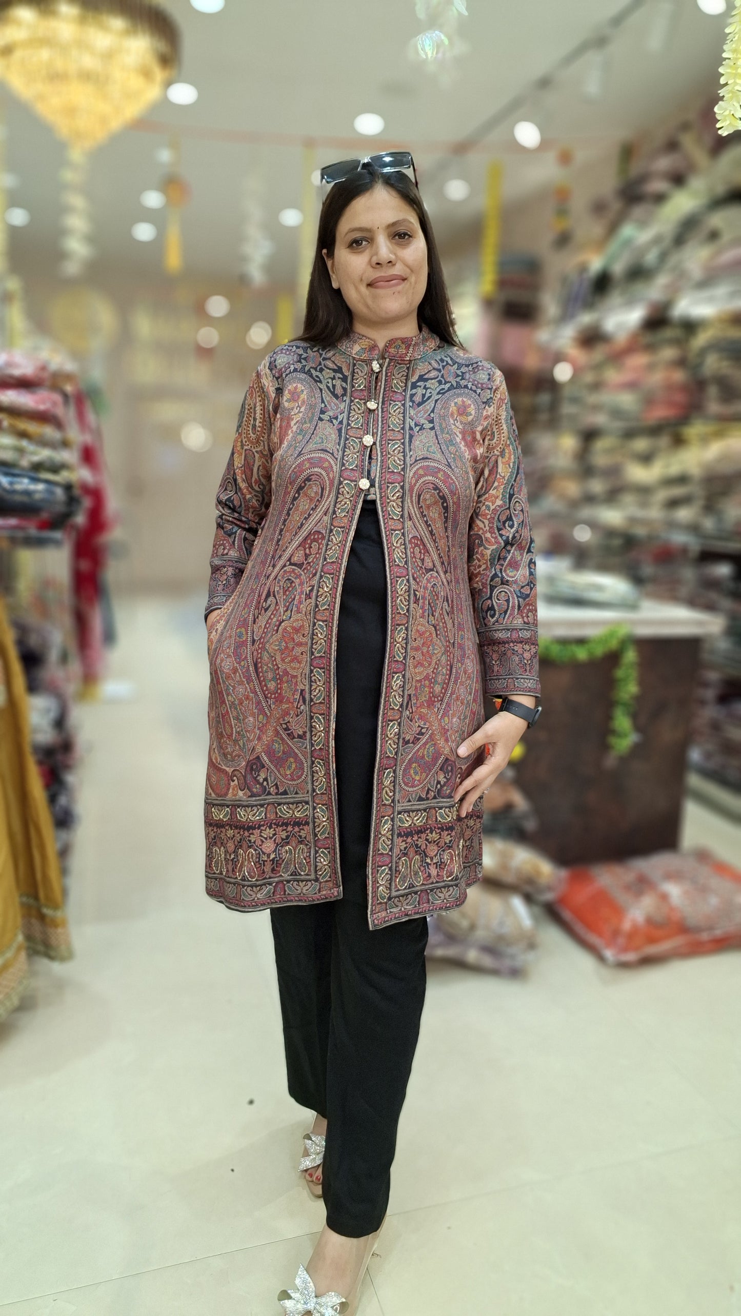 Daffodil Three Piece Cordset with Premium Velvet Long Cape