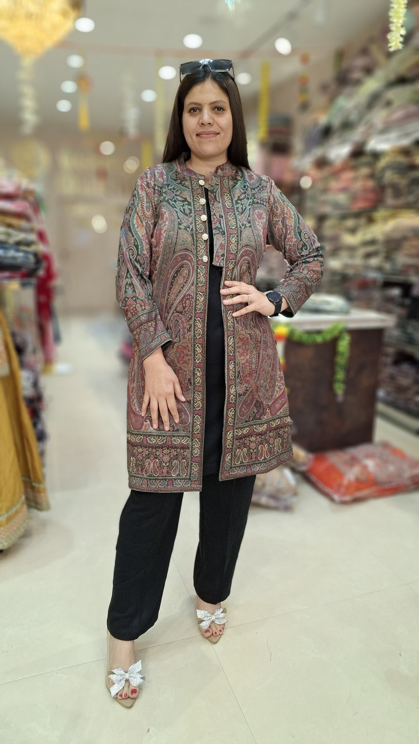 Daffodil Three Piece Cordset with Premium Velvet Long Cape