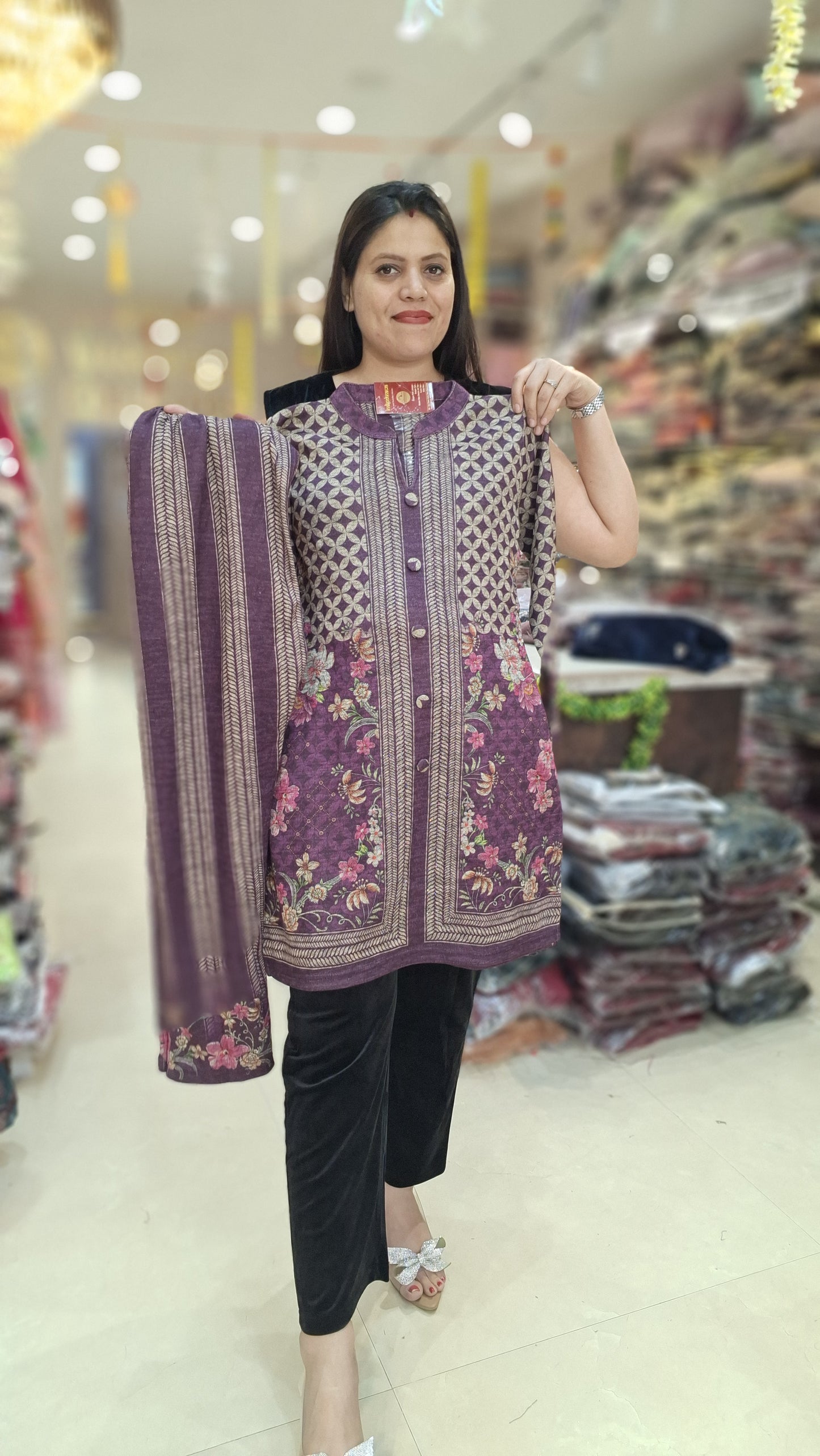 PREMIUM WOLLEN KULLU DESIGN 2PC CORDSET (ARTICAL NO-04)