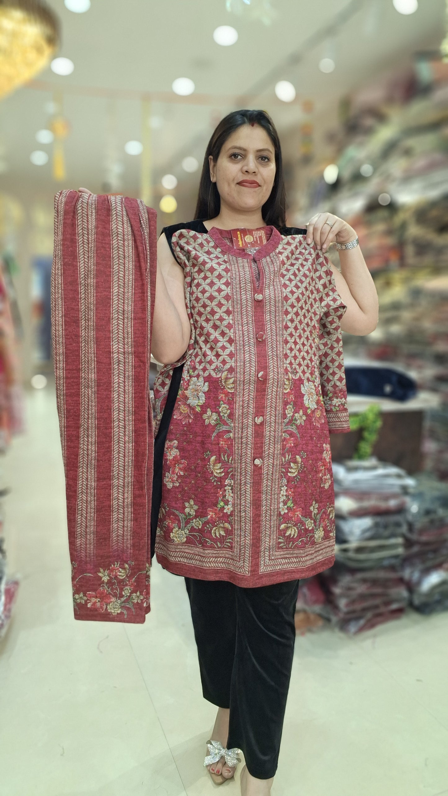 PREMIUM WOLLEN KULLU DESIGN 2PC CORDSET (ARTICAL NO-04)