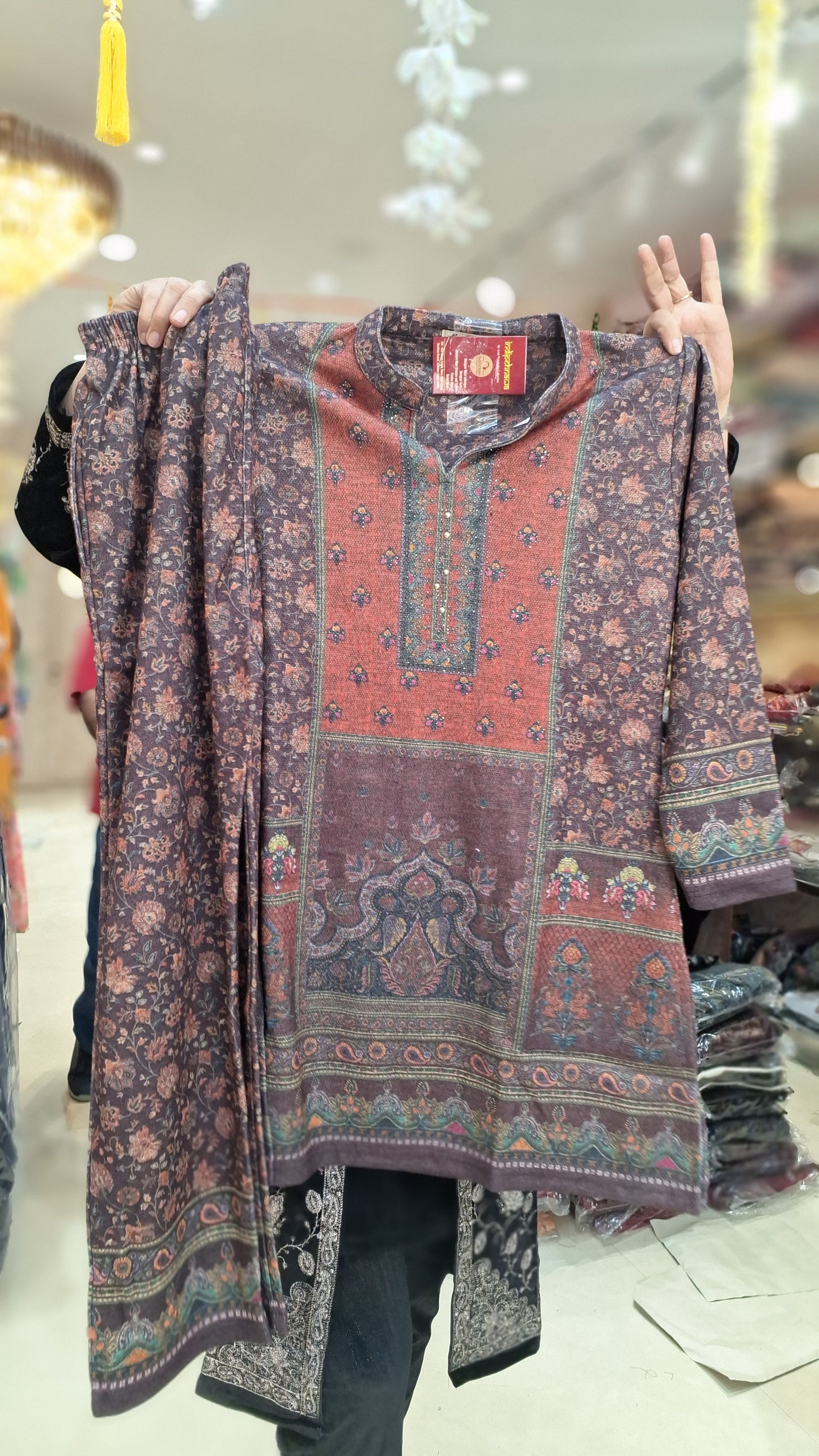 BEAUTIFUL KULLU DESIGN CORDSET (ARTICAL NO-005)