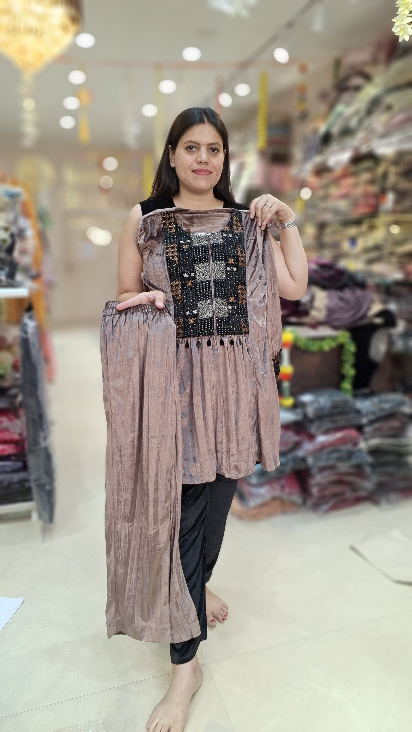 PREMIUM CRUSH VELVET 2 PC CORDSET