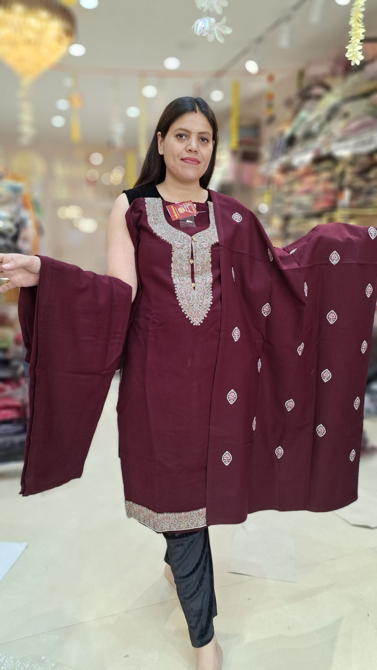 PREMIUM WOOL PHERAN DESIGN KASHMIRI 3PC SUIT