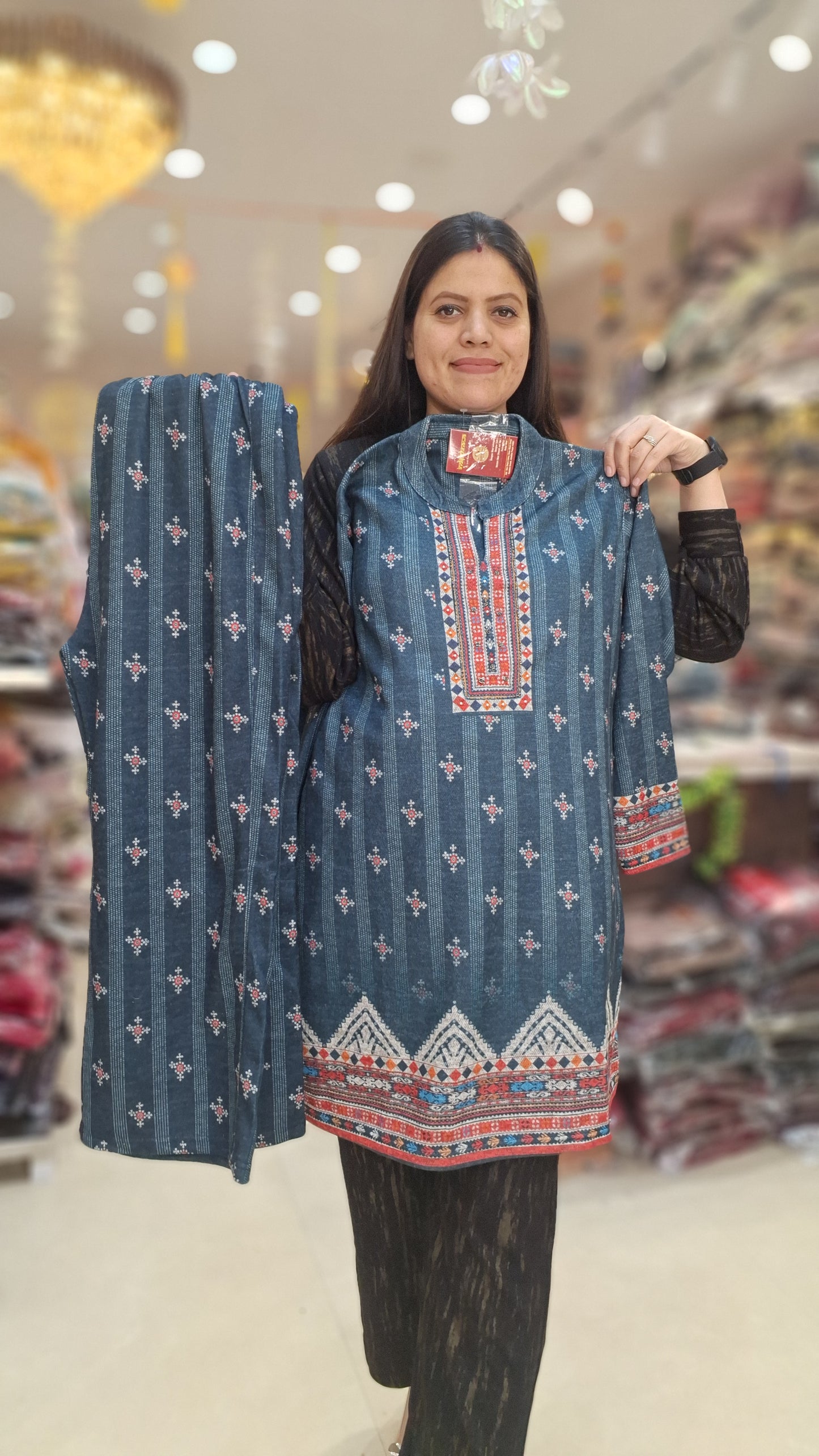 PREMIUM WOOL BEAUTIFUL DESIGN KULLU CORDSET (ARTICAL NO-07)