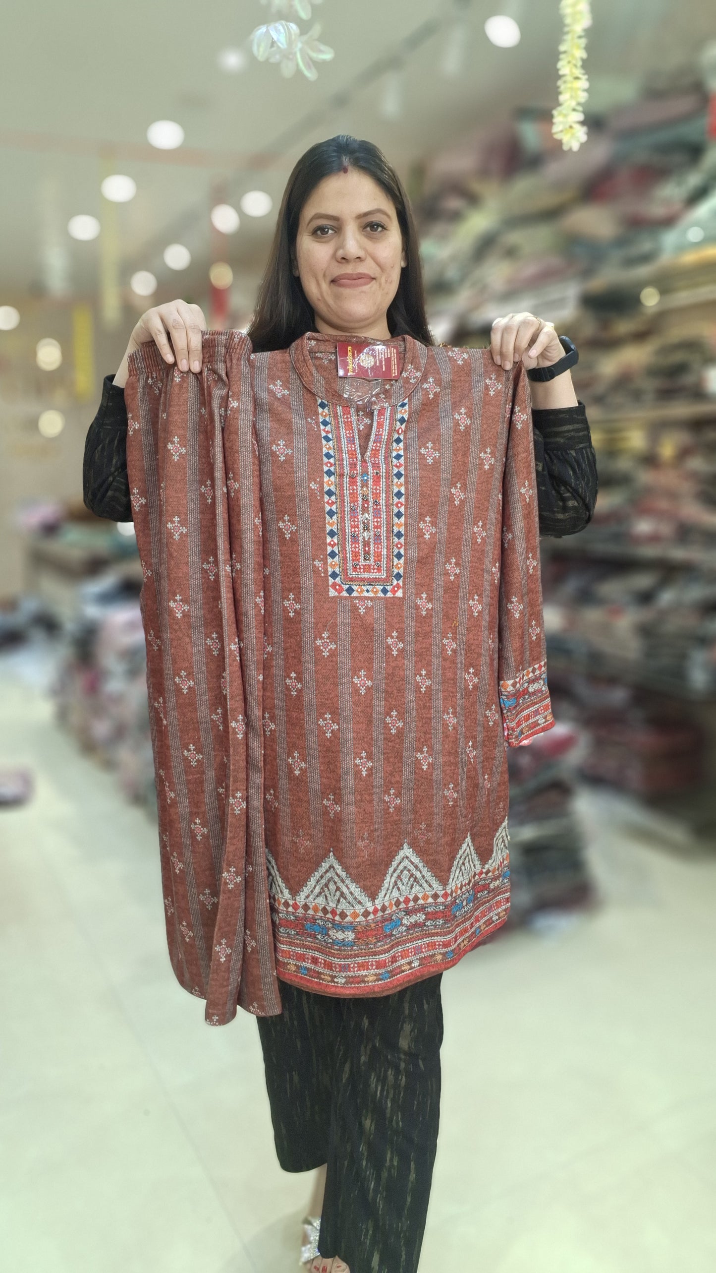 PREMIUM WOOL BEAUTIFUL DESIGN KULLU CORDSET (ARTICAL NO-07)