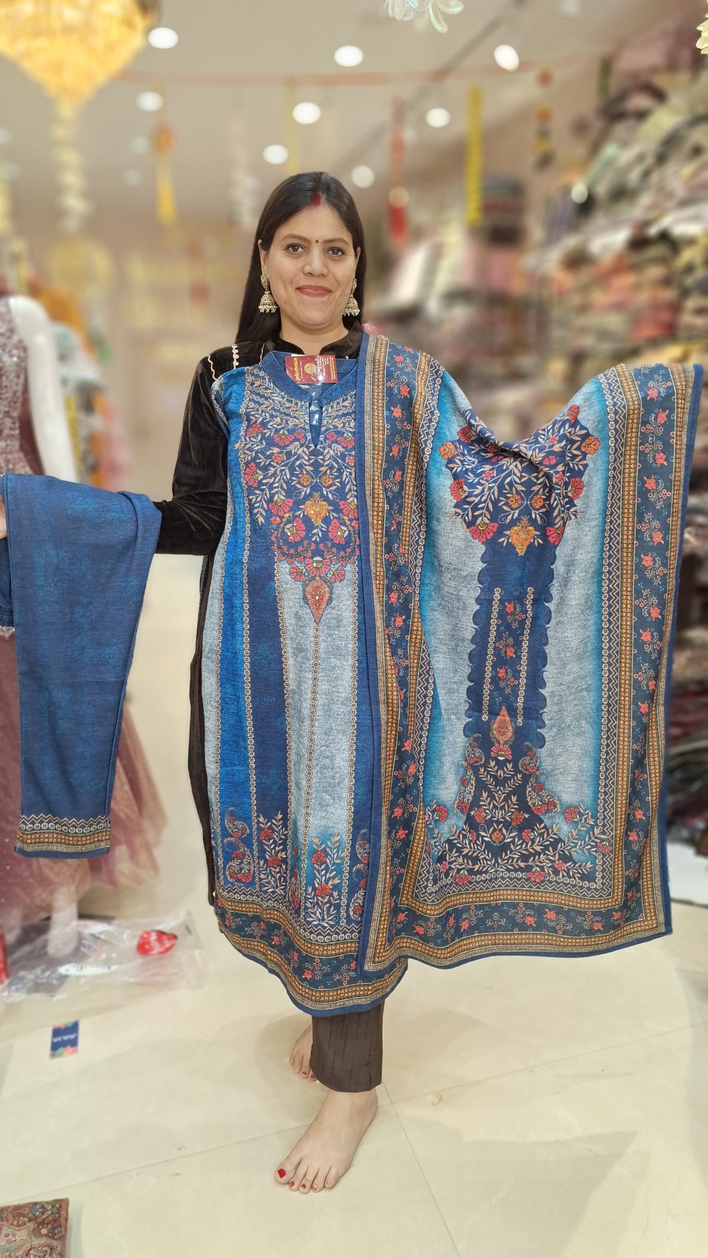 BEAUTIFUL DESIGN WOOL KULLU SUIT (ARTICAL NO-04)