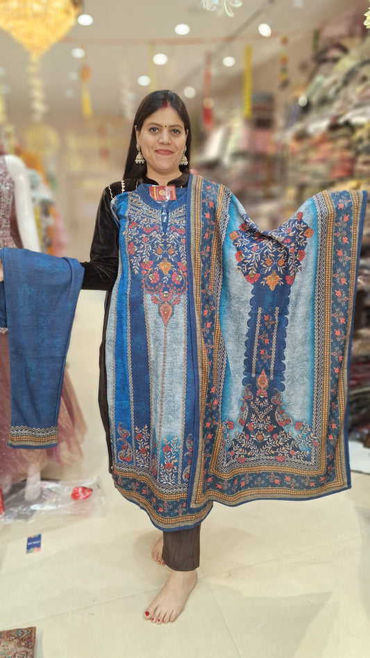 BEAUTIFUL DESIGN WOOL KULLU SUIT (ARTICAL NO-04)