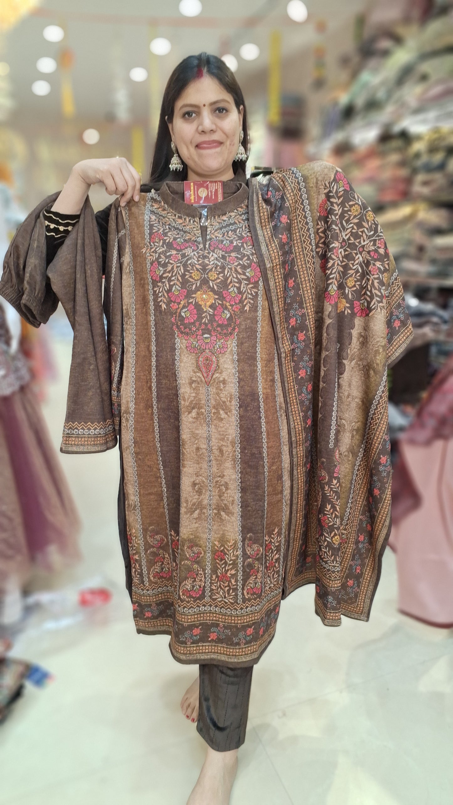 BEAUTIFUL DESIGN WOOL KULLU SUIT (ARTICAL NO-04)