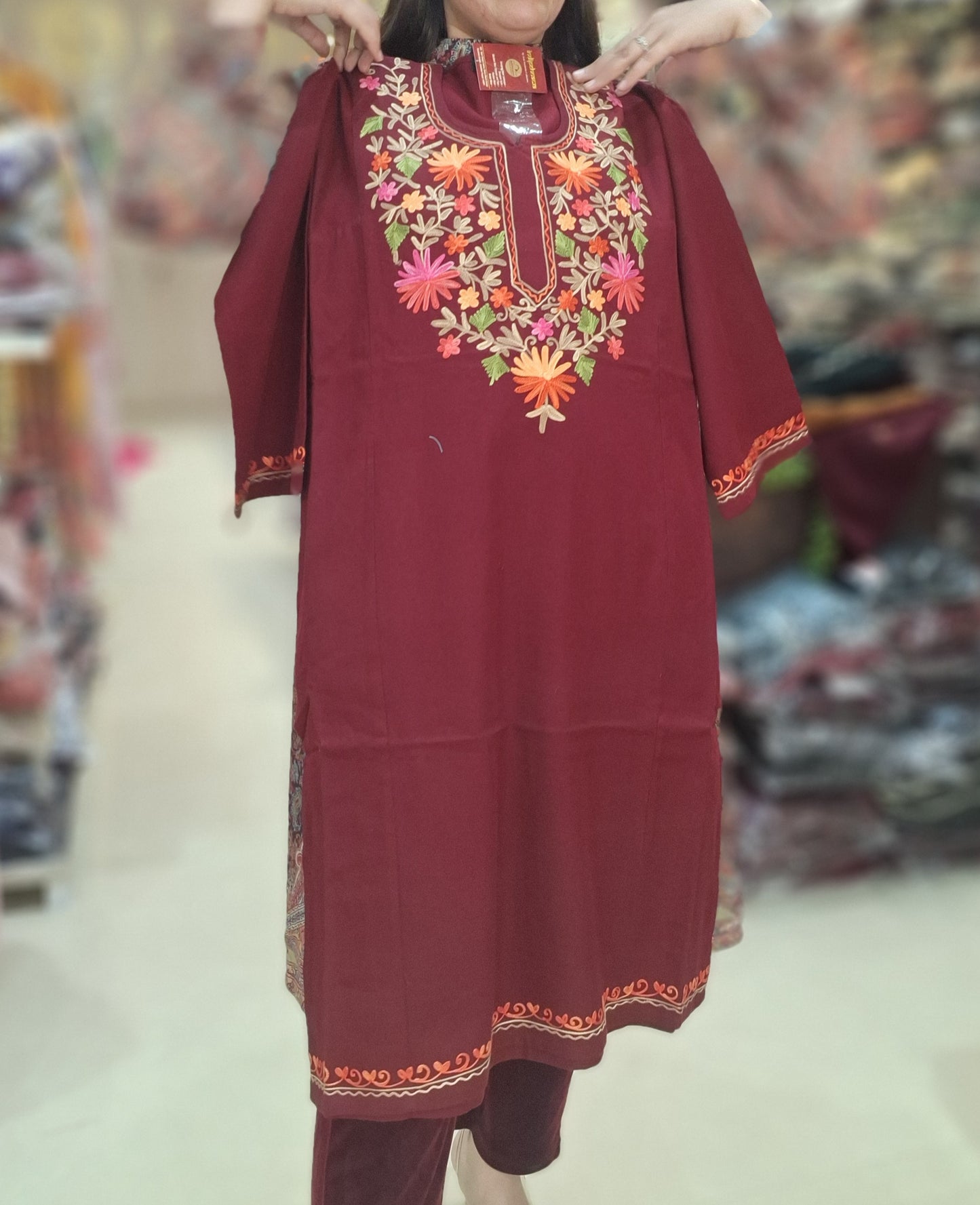 MULTITHREAD PHERAN KURTI