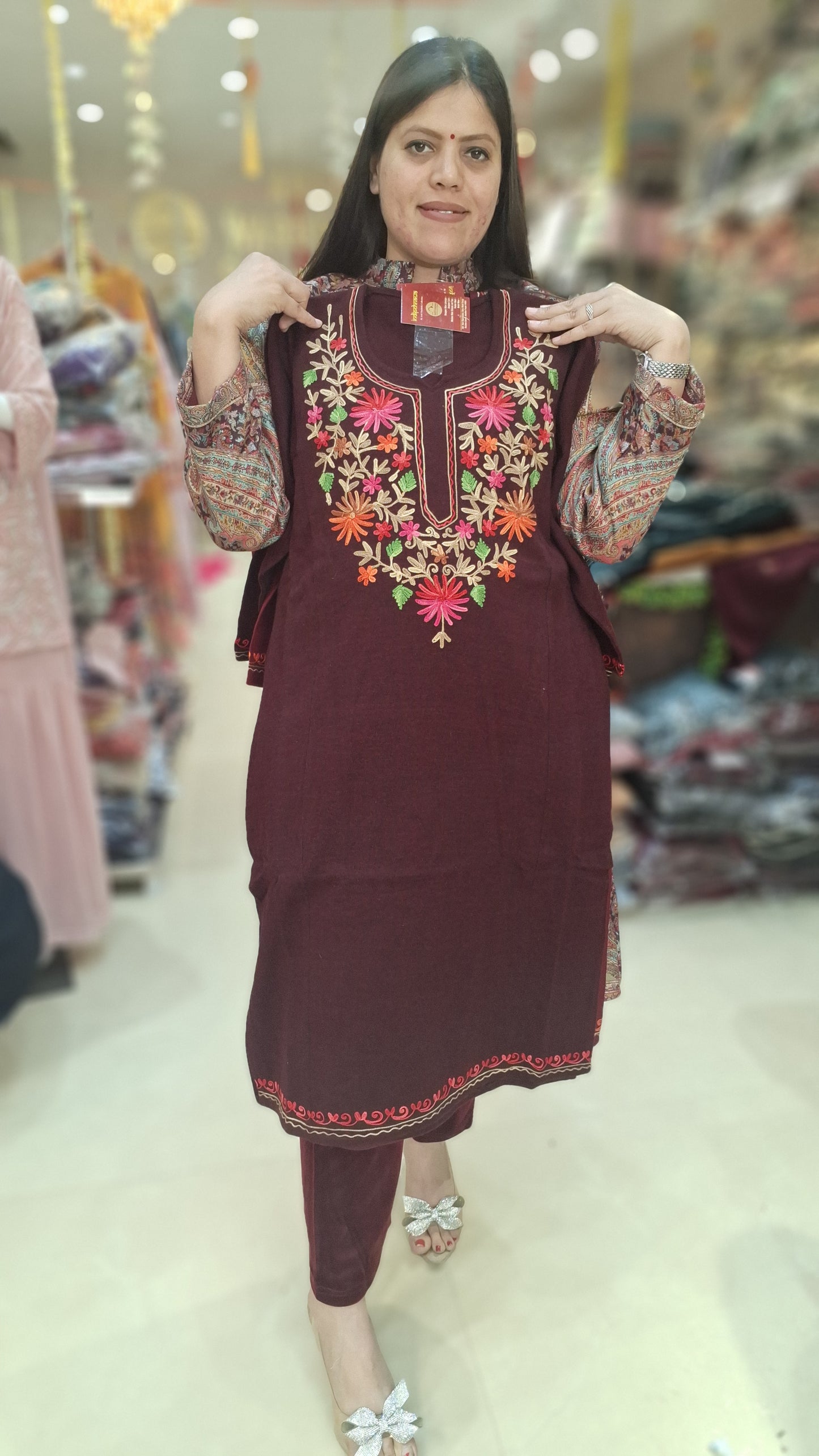 MULTITHREAD PHERAN KURTI